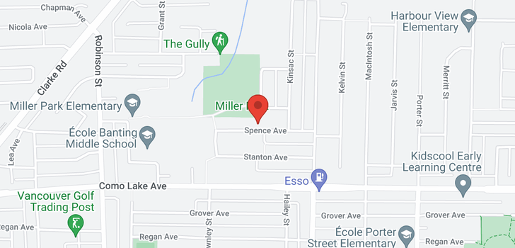 map of 915 SPENCE AVENUE